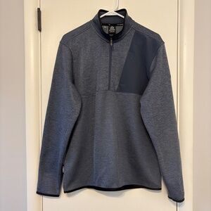 Under Armour Mens UA Drive Sweater Fleece Half-Zip Pullover Shirt Top L Blue NWT